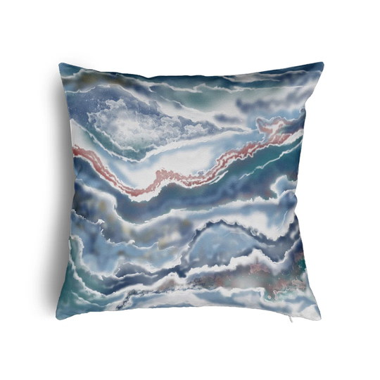 Rashud Down Abstract Square Scatter Cushion with Filling