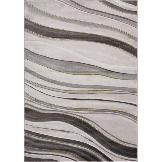 Jarod Flatweave Grey/Black Rug