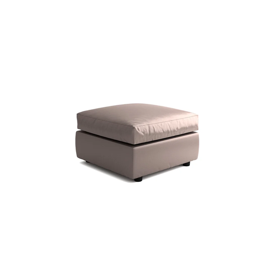 70Cm Wide Square Footstool Ottoman