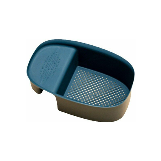 Perlerare - Sink Organizer for Kitchen Sponge Holder Kitchen Sink Drain Basket, Set of 2, Blue