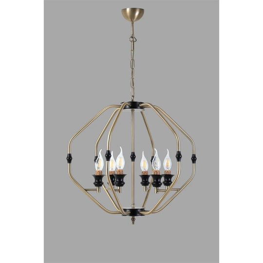 Choquette 6-Light Geometric Chandelier