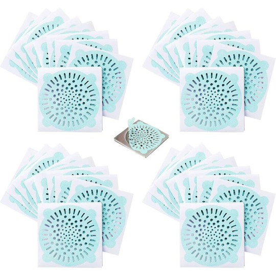 40 Pieces Shower Hair Filter Hair Catcher Shower Sink Filter Floor Drain Filter Bathtub Sink Filter Sewer Strainer Filter Drain Protector For