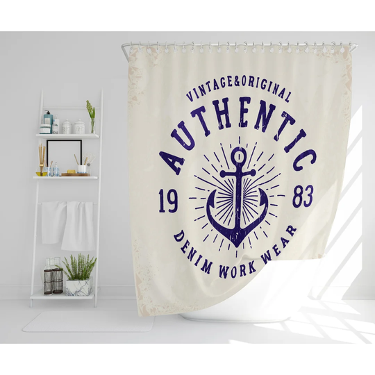 Frederick 2 Piece Polyester Shower Curtain Set