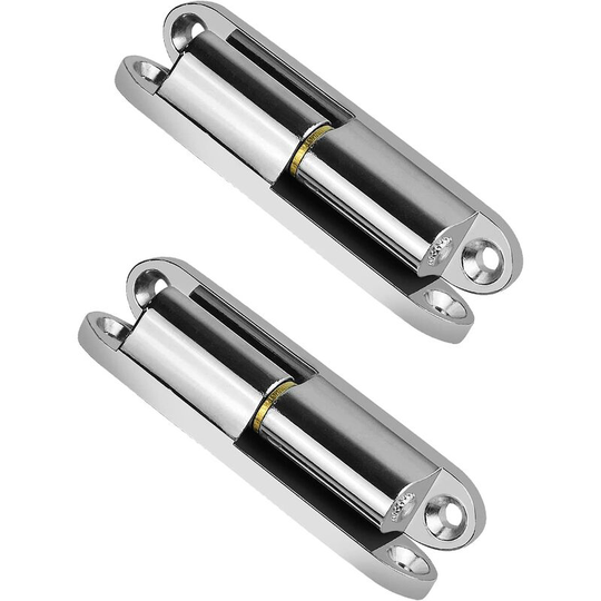 Door Hinges 2 Pieces Retrofit Screw Down Bedroom Door Hinge with Bearing Galvanized Steel Cabinet Hinges for Interior Doors Wood Door Frames Windows