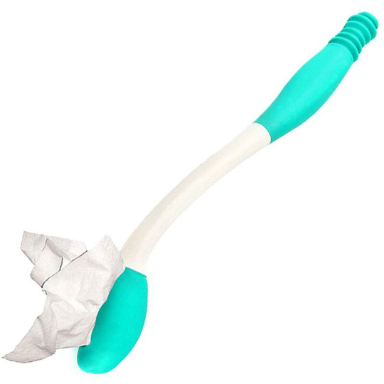 Sunflowergb - Automatic Toilet Wiping Aids Long Reach Wiper Grip Aid Paper Holder for Elderly