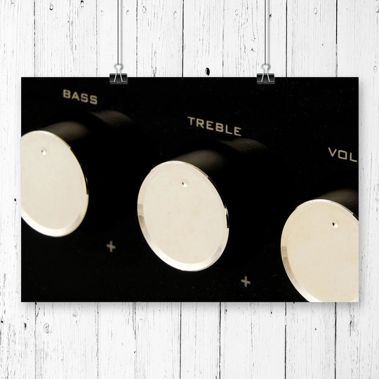 "Volume Hi Fi Amp Bass" Graphic Art