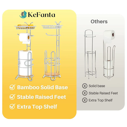Wilfong Free Standing Toilet Roll Holder