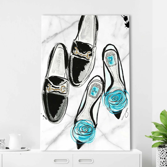 Perfect Pair by Jodi - Wrapped Canvas Painting Print