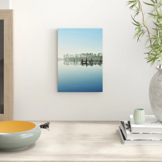 'North Carolina Lake USA' Graphic Art