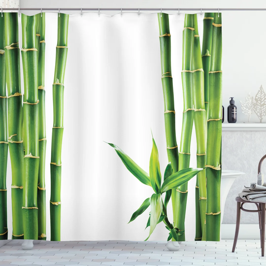 Bhagwant 13 Piece Polyester Shower Curtain Set