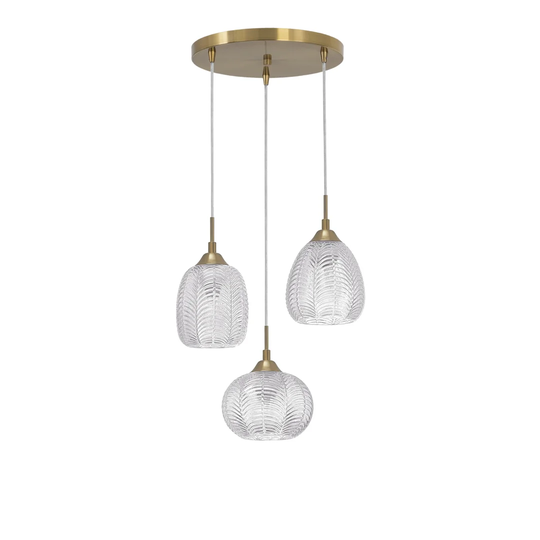 Fitzgibbon 3-Light Cluster Dome Pendant