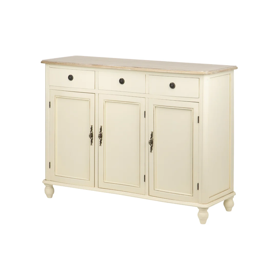 Gonsalves 120 Cm Wide 3 Drawer Sideboard