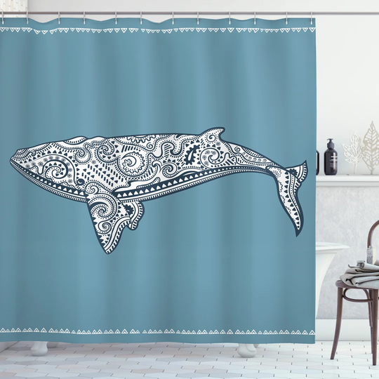 Baris Polyester Shower Curtain Set