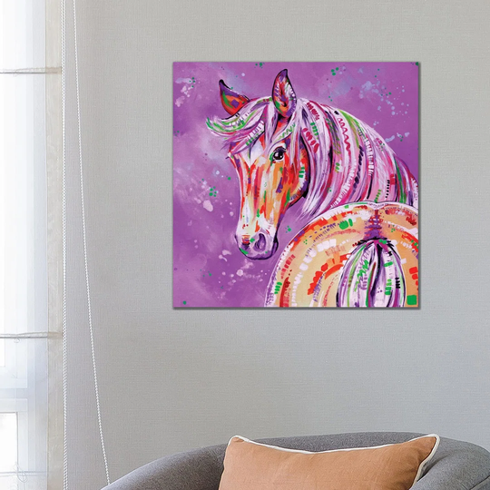 Cinnamon in Pink by Eve Izzett - Painting on Canvas