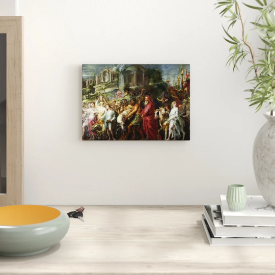 'A Roman Triumph' by Peter Paul Rubens Painting Print