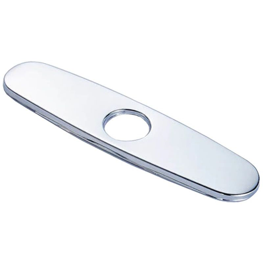 Pepte - Chromed Long Ellipse Deck Hole Cover Plate Bathroom Kitchen Sink Faucet