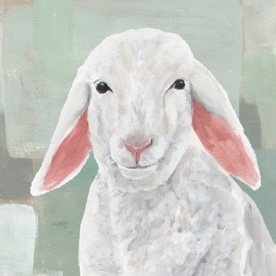 Cotton Ball I by Annie Warren - Wrapped Canvas Painting