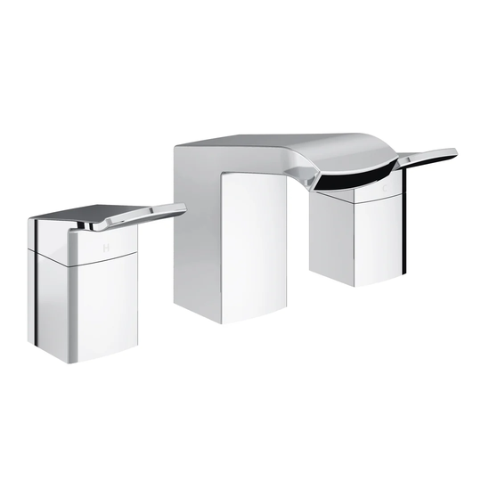 Descent Deck Basin Mixer with Waste