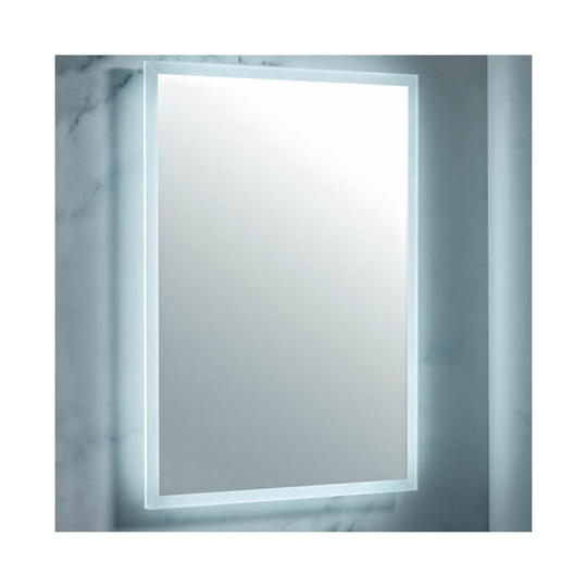 Mosca led Bathroom Mirror with Demister Pad and Shaver Socket 700mm h 500mm w - Orbit