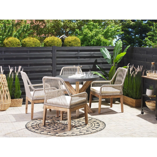 Bumgardner 4 Seater Dining Set with Cushions