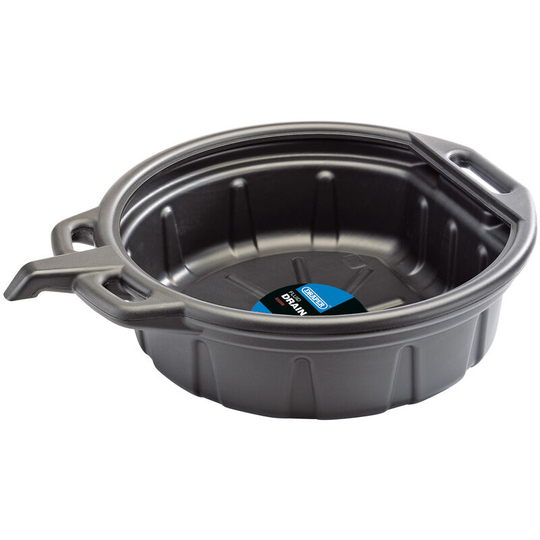 23258 Fluid Drain Pan, 16L, Black - Draper
