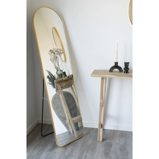 Madrid Mirror - Mirror with black frame 40x150 cm