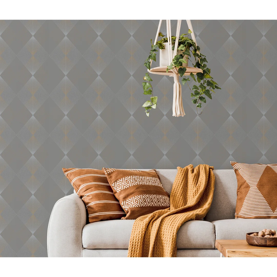 Deon 10.05m x 53cm 3D Embossed Wallpaper Roll