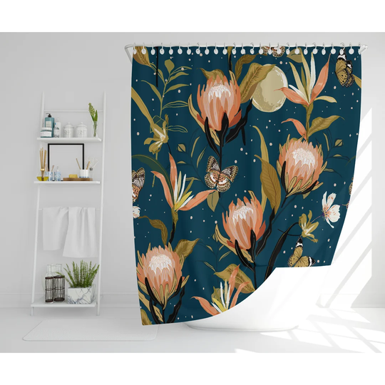Furness Polyester Shower Curtain Set