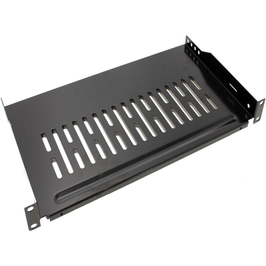 RackMatic - Tray shelf for cabinet server rack 19 front attachment 1U 255 mm depth