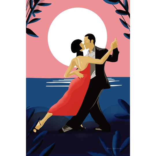 Tango by Omar Escalante - Wrapped Canvas Graphic Art