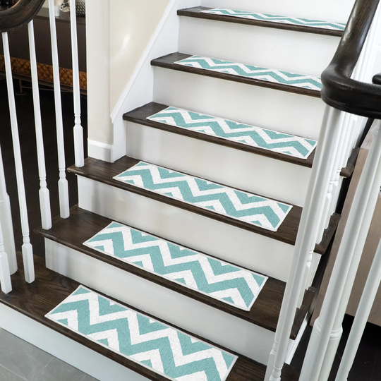 Traverse Design Non-Slip Light Teal Stair Tread