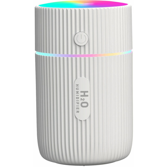 Morejieka - H2o Air Humidifier, rlife Small Mist Humidifier 220ml, Portable Car Diffuser, Quiet Colorful led Night Light for Bedroom