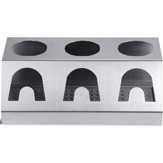 Stainless Steel Drainer for Crystal and Emil Bottles with Lid Holder