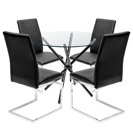 Brompton 4 - Person Dining Set