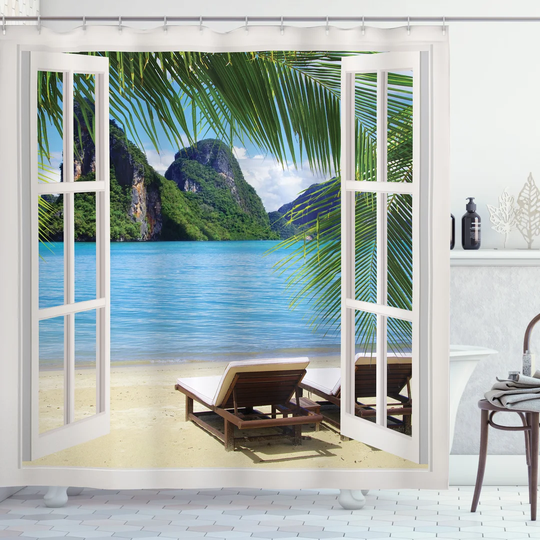 Couture Polyester Shower Curtain
