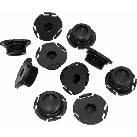 Loops - 10 pack Plastic Sump Plug - Replacement Plug for bmw Vehicles - Engine Oil Drain