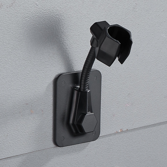 BR-Vie Wall Mounted Shower Holder Shower Head Holder Shower Holder Self Adhesive Shower Holder Black Shower Holder Wall Mounted Shower Holder for