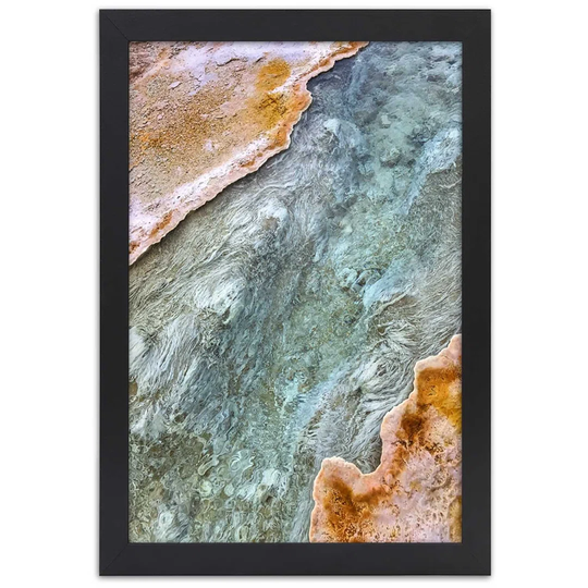 Close-Up on Clear Water - Picture Frame Painting