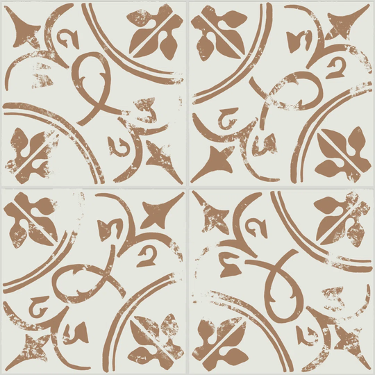Ceramic Tile I - Wrapped Canvas Graphic Art