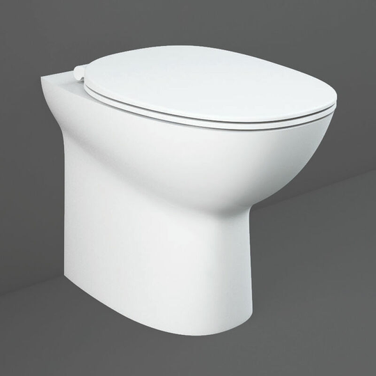 Rak Ceramics - rak Morning Rimless Back To Wall Toilet 420mm Comfort Height - Soft Close Seat