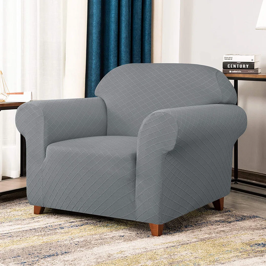 Rhombus Soft Stretchy Box Cushion Armchair Slipcover