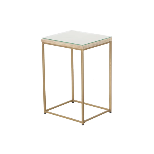 Callendale Frame End Table Built-In Outlets
