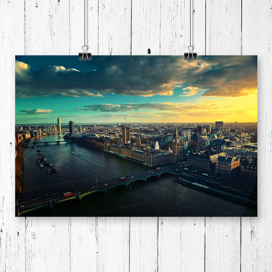 'London City Skyline' Photographic Print