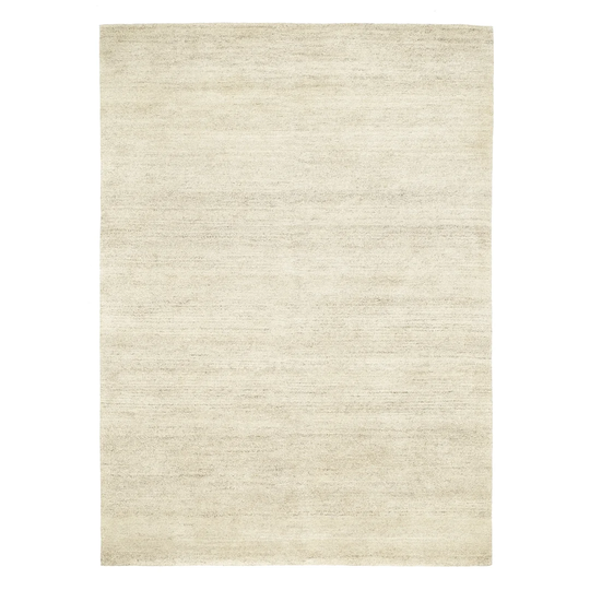 Kyla Handmade Looped/Hooked Wool Beige Rug