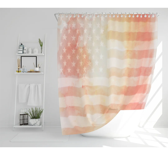 Dimitric Polyester Shower Curtain Set