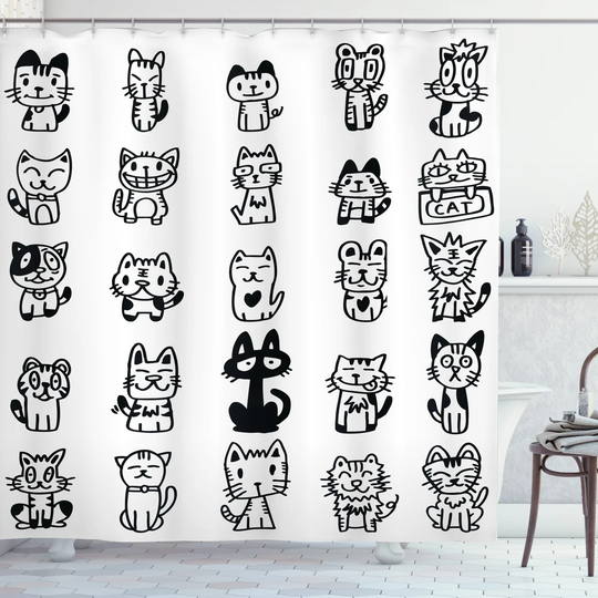Billy-James 13 Piece Polyester Shower Curtain Set