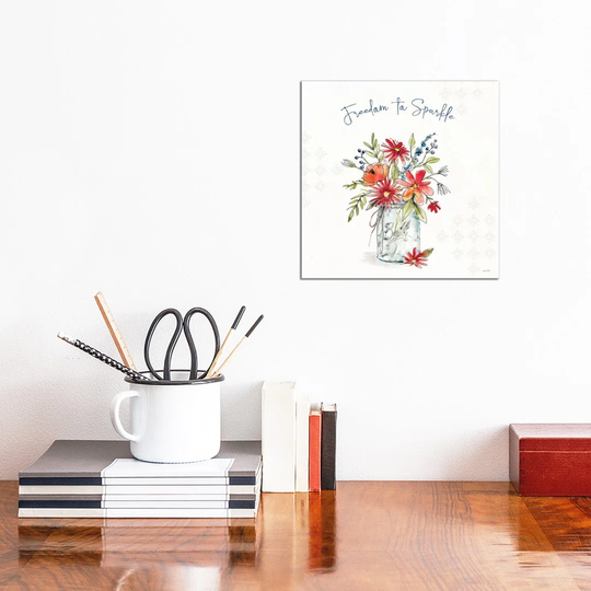Americana Mood V by Anne Tavoletti - Wrapped Canvas Graphic Art