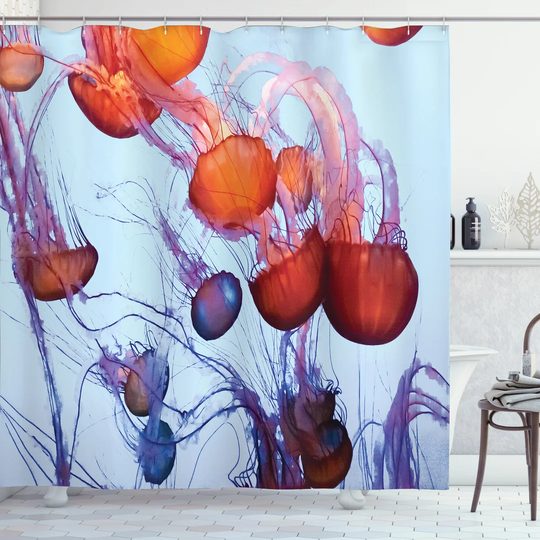 Benioff Polyester Shower Curtain Set