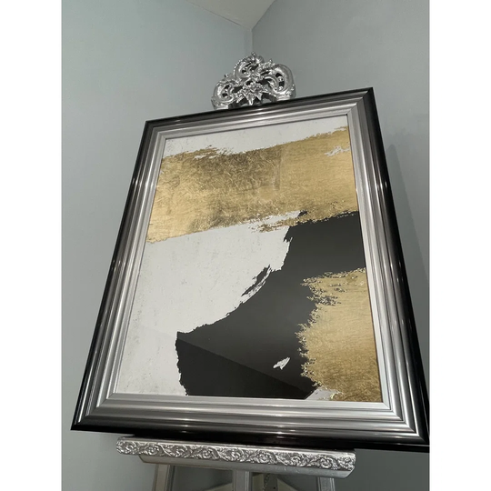Gold Brushed I - Picture Frame Painting