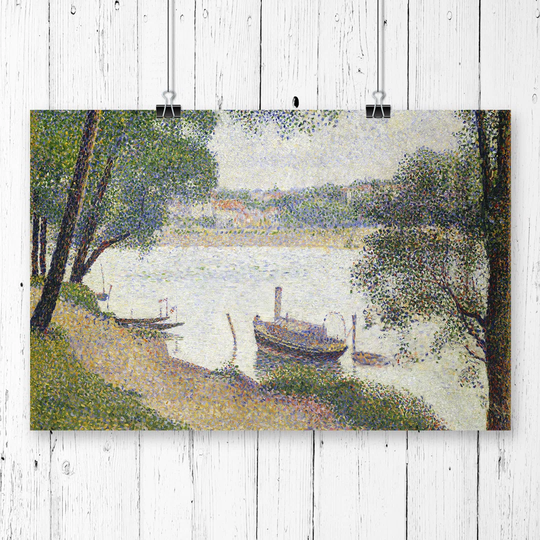 Jatte' by Georges Seurat Graphic art